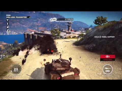Just Cause 3 - Flying tank!