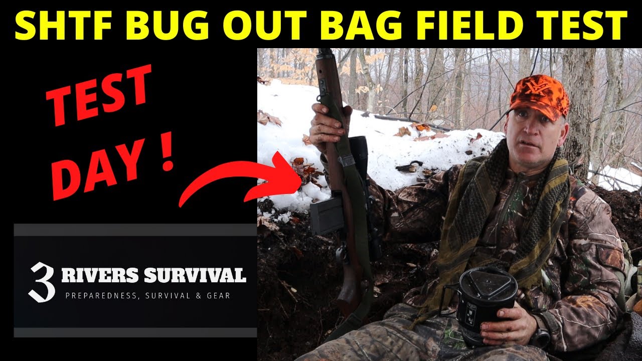 SHTF Bug Out Bag Winter Field TEST DAY Part 2 