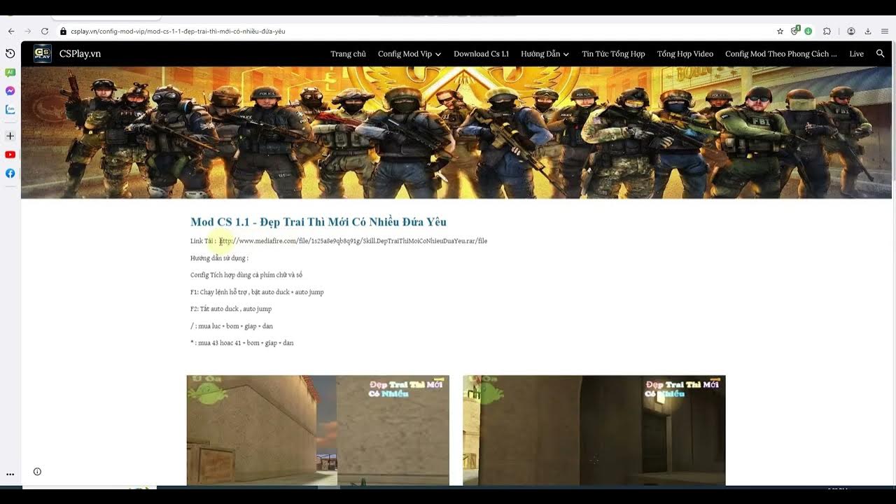 H ng d n c ch c i config cs1 1 youtube