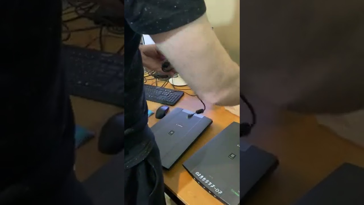 Проверка перед отправкой 2х сканеров Canon lide 210