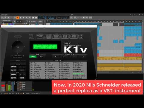 Kawai K1 as VSTi "K1v" - Demo Song uses only K1v and Bitwig Studio - mossifier - Kite 1