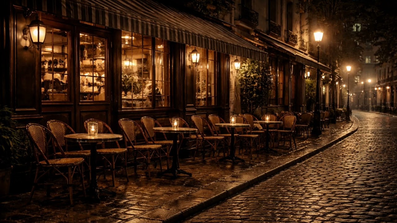 パリの夜カフェ｜灯りに包まれた海外の空間｜Paris Night Café｜World Spaces