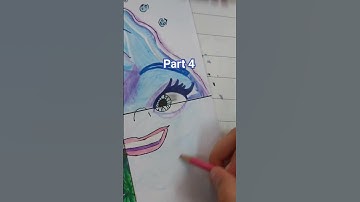 drawing ember as 4 diffrent element ☁️☁️#viral #art #shortsviral #viralvideos #ember#elemental