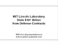 MIT Lincoln Laboratory Stole $10 Billion from Defense Contracts in 2020