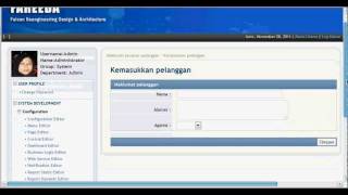 3. FALCON Application Engine-Framework - Basic interface - part 3.avi screenshot 4
