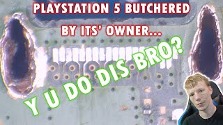 This PlayStation 5 Was BUTCHERED By The Owner! Can We Fix It? HDMI Port Total Destruction Repair screenshot 4