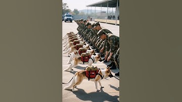 #Military Dog #Daily Training #Dogs are the most loyal friends of humans#The dog