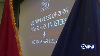 Wichita students enlisting in military honored at first-of-its-kind event