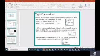 Python   Chapter 2   Class 2   Part 1   Mathematical Operations