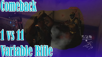 Comeback 1 vs 11 ( Variable Rifle )- The Last Of Us Remastered
