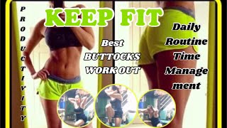 BEST BUTTOCKS WORK OUT + TIME MANAGEMENT #dailyroutine | Sweet GeneLine PH
