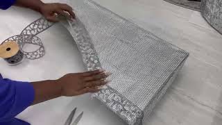 Perfect DOLLAR TREE WINDOW COVER THAT LOOKS EXPENSIVE!