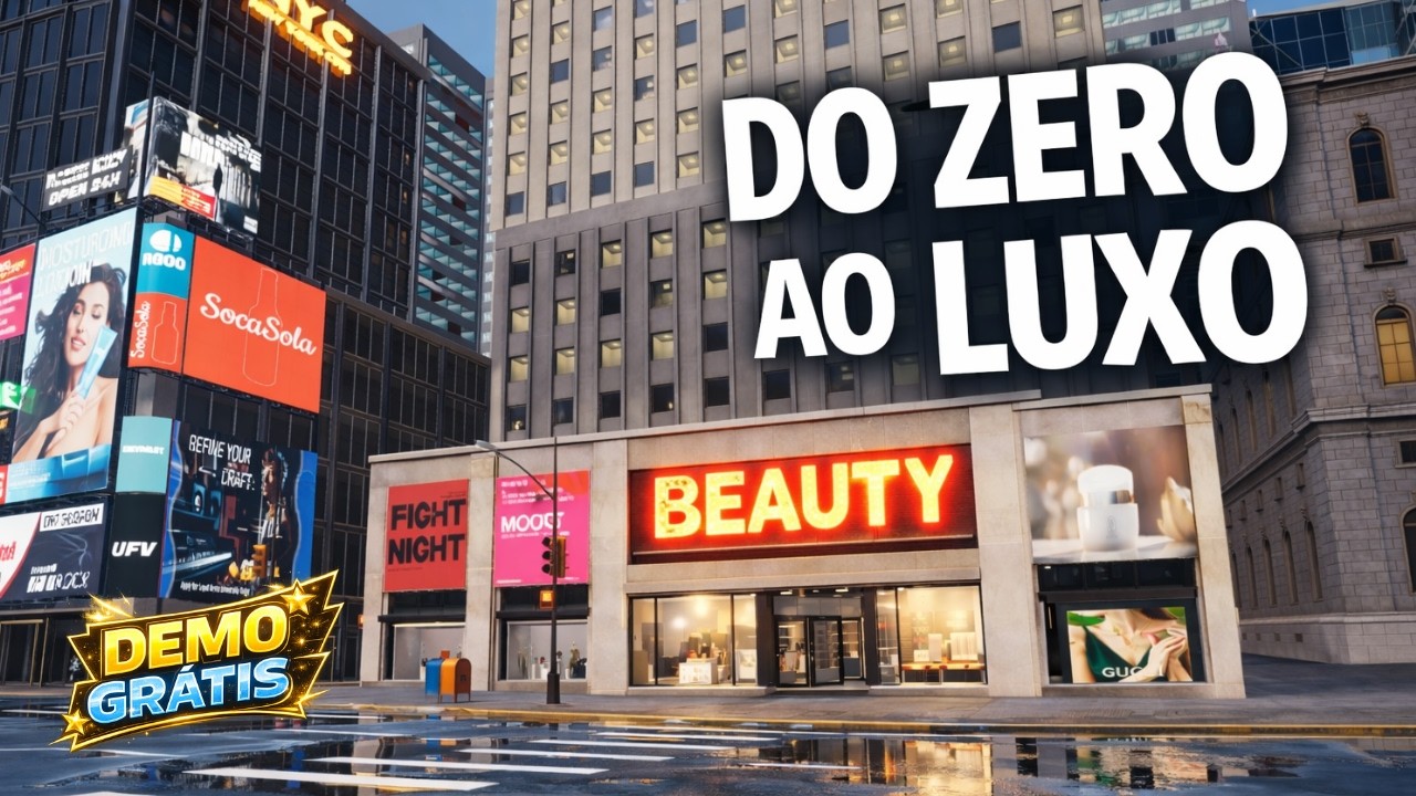 DO ZERO AO LUXO 💄✨ | Beauty Store Simulator Prologue (Demo Grátis)