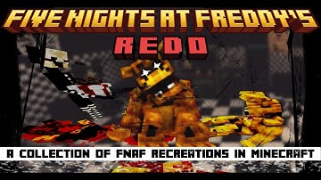 FNAF Redo v1.1│Minecraft Java FNAF Map│(Painted Faces) [Music Video]