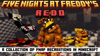 FNaF Redo v1.1 Release Trailer │A Minecraft Java FNaF Map│(Painted Faces)