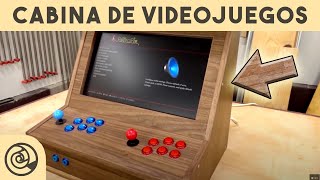 Una cabina de Videojuego tipo Arcade con el programa Raspberry Pi