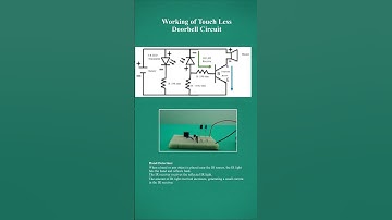 Hoe een aanraakloze deurbel werkt 🔔 Eenvoudig IR-sensorcircuit #breadboardproject
