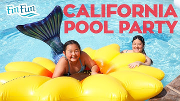 Mermaids Splash into California for a Pool Party! | Mermaid Mania 2018 | Fin Fun Mermaid Tails