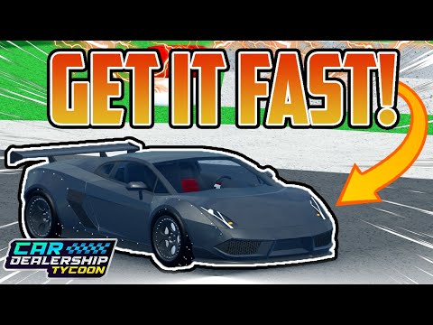 How To COMPLETE The NEW DRIFT EVENT *FAST* In Roblox Car Dealership Tycoon!