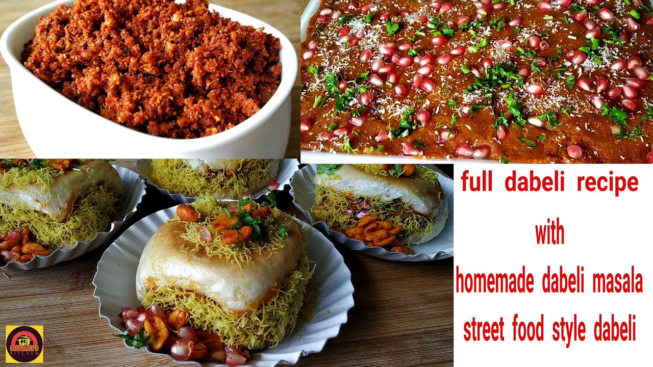 Dabeli Recipe | Famous Street Food Recipe | How to Make Kacchi Dabeli with Homemade Dabeli Masala