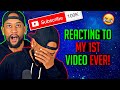 Reacting to my 1st video (100k Subscriber Special!)