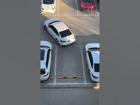 Parking lot parking teaching #driving #car #tips #park - YouTube