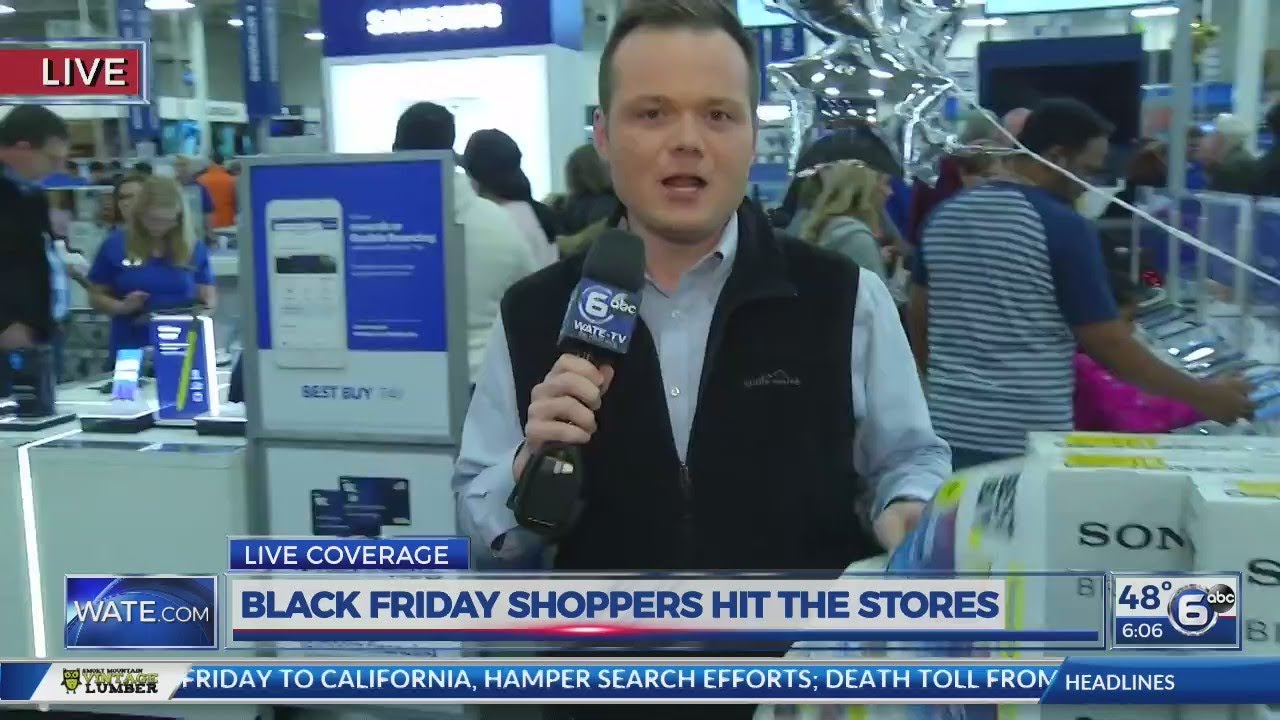 Black Friday shoppers hit the stores - YouTube