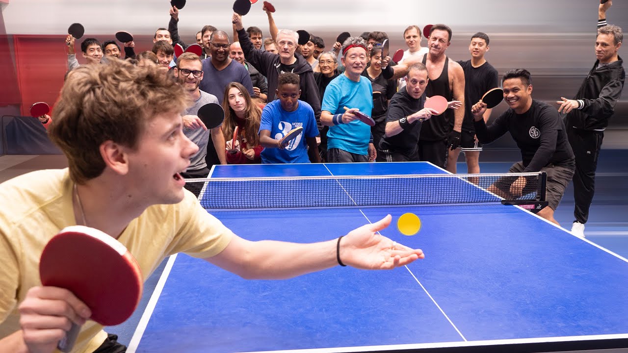 30 vs 1 Ping Pong Challenge