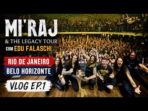 MI’RAJ & THE LEGACY TOUR with Edu Falaschi | Rio de Janeiro and Belo Horizonte - VLOG EP. 1