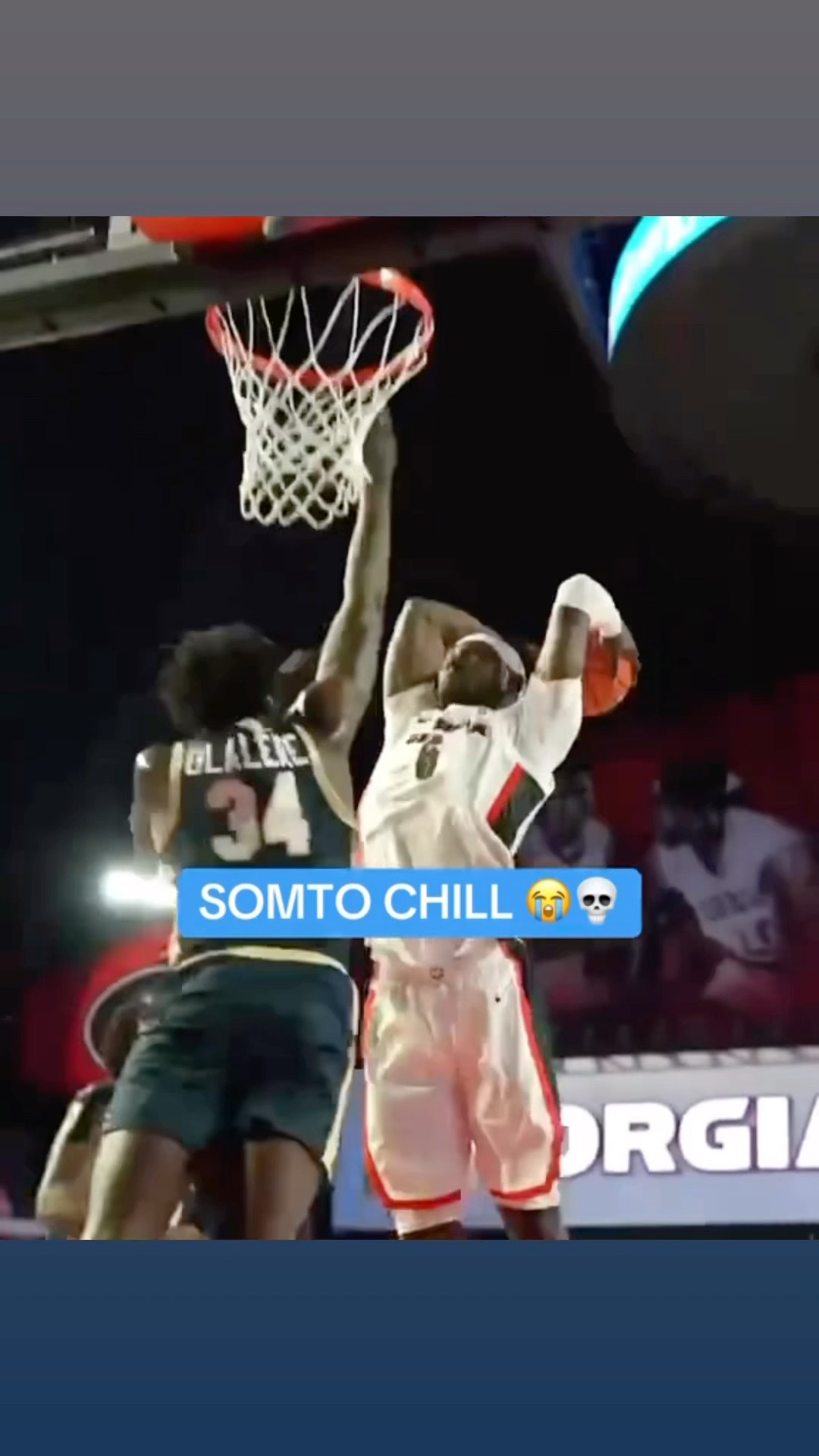Somty going crazy at Georgia ? #shorts #basketball #overtime #ote