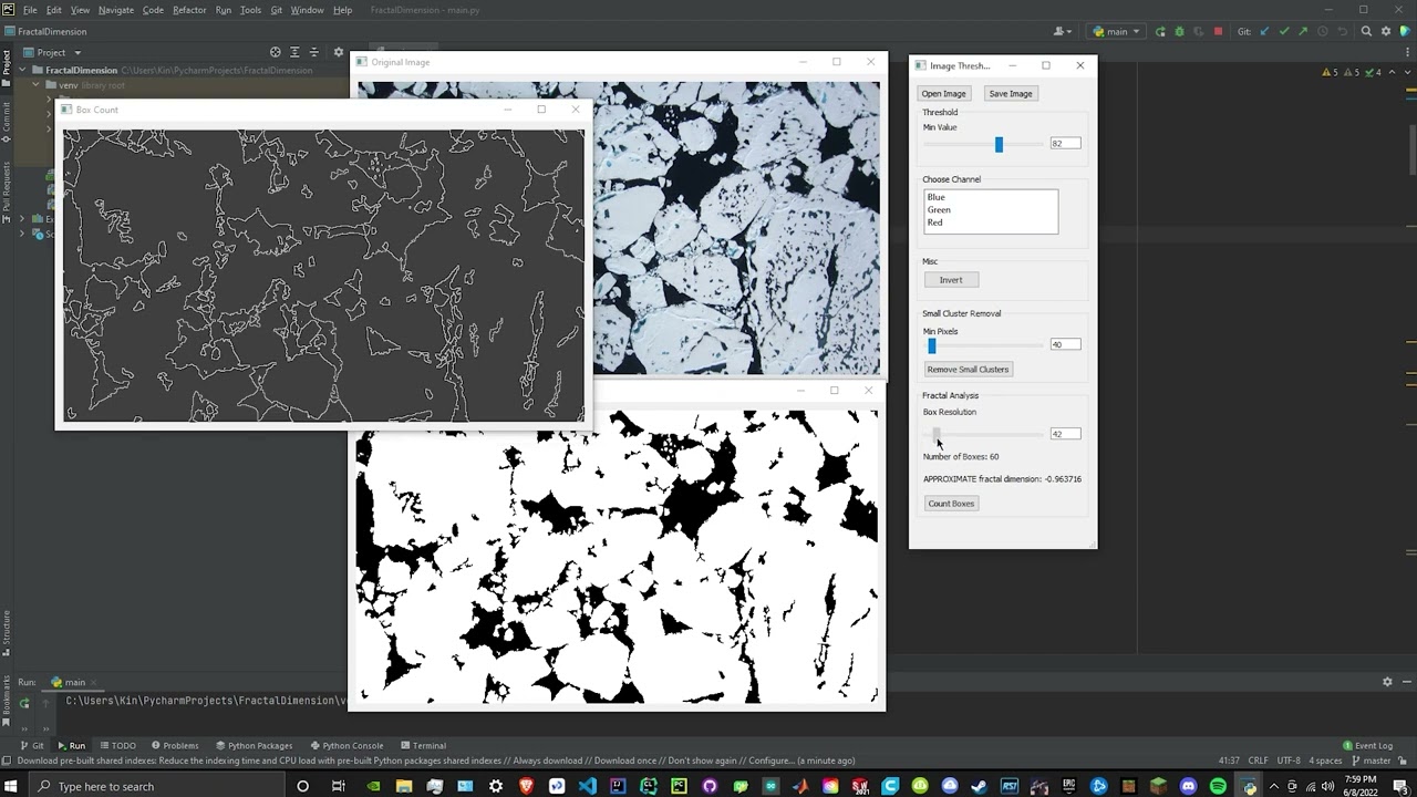 Box Counting Program