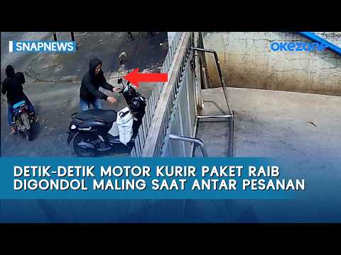 Package Courier Falls Victim to Theft in North Jakarta, Motorcycle Stolen While Delivering Orders