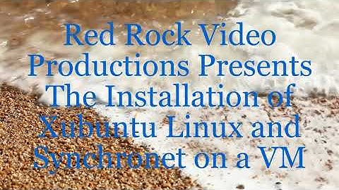 How To Set Up Xubuntu and Synchronet on a VM