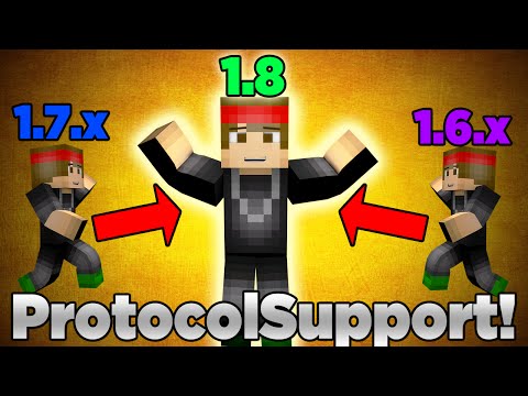 Minecraft | Protocol Support (Let 1.7.x, 1.6.x, & 1.5.2 Users Play!) | Plugin Tutorial
