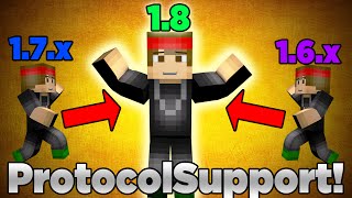 Minecraft | Protocol Support (Let 1.7.x, 1.6.x, &amp; 1.5.2 Users Play!) | Plugin Tutorial