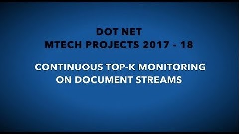 Continuous Top-k Monitoring on Document Streams