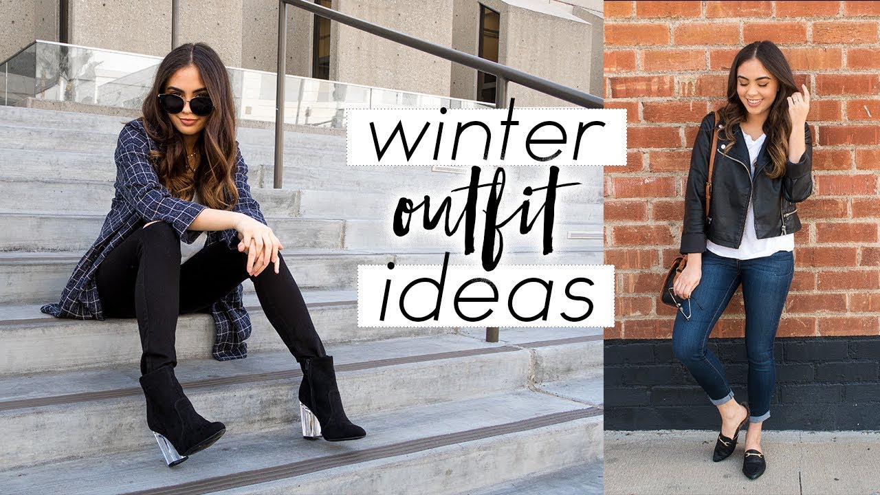 WARM WEATHER WINTER OUTFIT IDEAS 2018 ♡ - YouTube