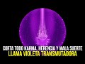 Llama violeta transmutadora en accion