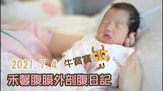 20210704 禾馨覆膜外剖腹日記迎接寶寶囉