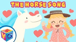 Horse Song for Kids - Fun Children's Nursery Rhyme Song about Horses!