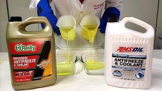 O'Reilly Coolant vs AMSOIL Antifreeze Cold Flow Test