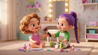 Baby Roaming's First Makeup Day | Sweet Story About ConfidenceA screenshot 1