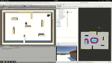 ROS navigation Unity3D simulation