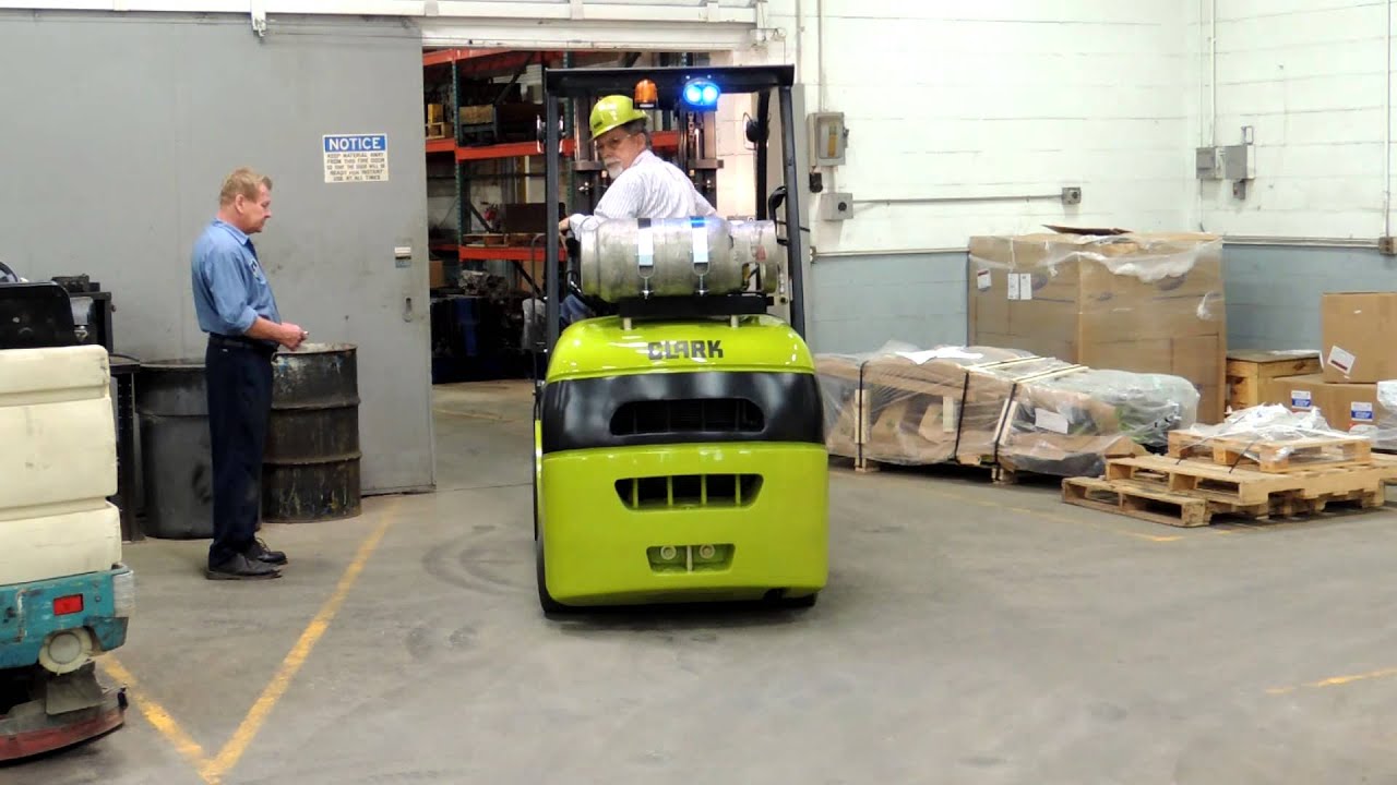 All Lift Service Co. Blue Forklift Safety Spot Light YouTube