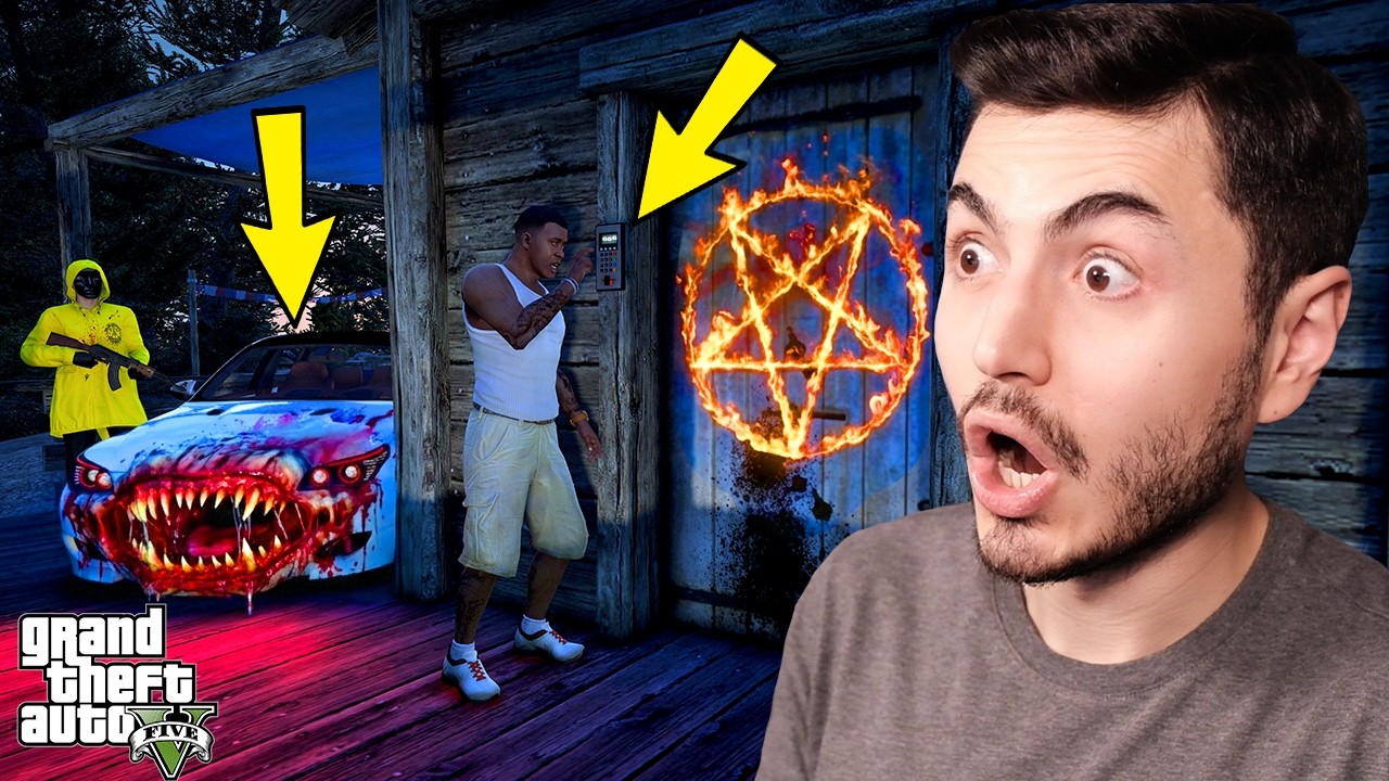 YOK ARTIK! FRANKLİN KANLI KAPININ KİLİDİNİ AÇTI! - GTA 5 GİZEMLERİ