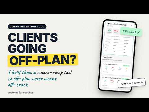 Video: Off-Plan ≠ Off-Track: The Client Tool Every Online Coach Needs