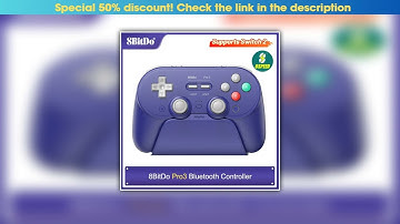 Review 8BitDo - Pro 3 Bluetooth Controller for Nintendo Switch 1/2,PC,Windows, Apple, SteamOS, Andr