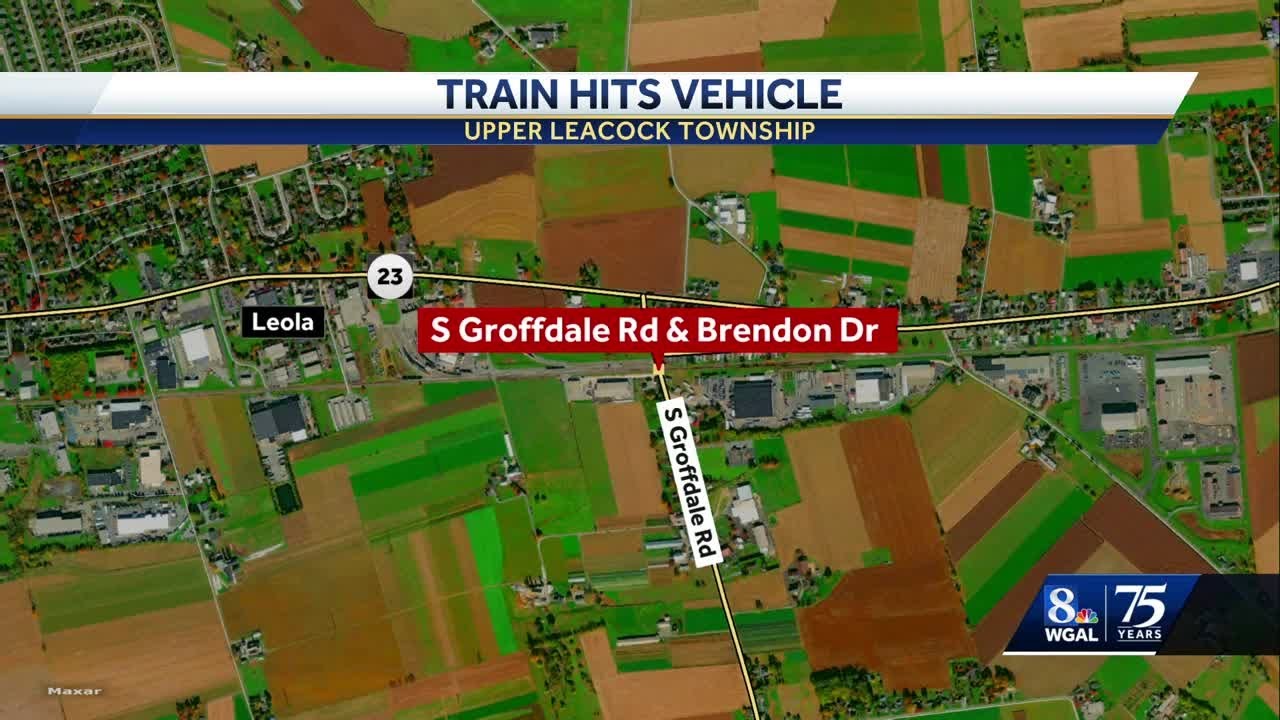 Crews respond to crash involving train in Lancaster County - YouTube
