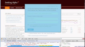 How to kill in page popups with CSS debugger and Geasemonkey