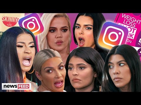 Instagram SHUTS DOWN The Kardashians, Cardi B & More From Posting Weight-Loss Products!